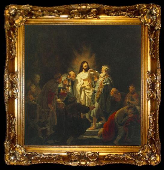 framed  Rembrandt Peale The Incredulity of St Thomas, ta009-2
